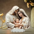 thumbnail image 1 of Figura decorativa de acrílico plana 2D Macarena adorno de mesa navideño con escena de Jesús, 1 of 8