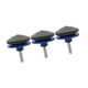 thumbnail image 5 of Afilador de cortacésped de 3 piezas, piedra afiladora y accesorio de rueda, práctico para cualquier taladro manual eléctrico. Azul, 5 of 9