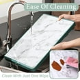 thumbnail image 2 of 12 in X 118 in Drawer and Shelf Liner for Kitchen Cabinet : Non Slip Waterproof Shelf Paper EVA Non Adhesive Refrigerator Liners White Marble Easy Liners for Bathroom Cupboard ., 2 of 10