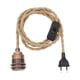 thumbnail image 4 of Cable De Lámpara De Estilo Vintage DIY Flexible Para Iluminación Colgante Industrial Cobre Claro Colco Cable de alimentación de la lámpara, 4 of 7