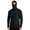 a01Black, variant on Men's UPF 50+ Sun Protection Hooded Shirt with Integrated Face Cover and Zip Pocket Long Sleeve Lightweight Rash Guard Shirts Black M
