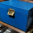 thumbnail image 2 of Intricate Antique Brass Padlock with Chinese Motifs for Secure Storage, 2 of 8