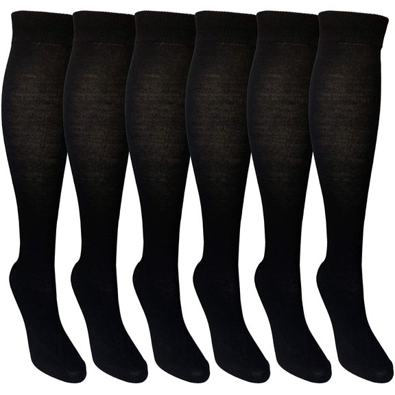 6 Pairs Of Yacht & Smith Womens Over the Knee Socks, Assorted Premium Soft, Cotton Colorful Patterned
