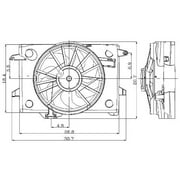 ford victoria engine cooling fan assembly