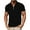 01 Black, variant on Awdenio Shirts for Men Quarter Zip Shirts Short Sleeve Casual Golf Shirt Summer Beach Slim Fit Tops