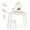 White, variant on Costway Kids Vanity Set Princess Vanity Table & Chair Set with Lighted Mirror White