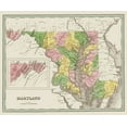 thumbnail image 2 of Bradford 14x12 Gold Ornate Wood Framed with Double Matting Museum Art Print Titled - Maryland - Bradford 1836, 2 of 4