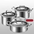 thumbnail image 3 of Ollas y sartenes,Juego de utensilios de cocina Ollas y sartenes Sartén antiadherente,Juego de sartenes para cocinar Juego de utensilios de cocina antiadherentes,Cazos Olla Sartenes de cocina Macarena  Ollas y sartenes, 3 of 8