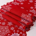 thumbnail image 6 of HongHeng Clearance Under $2.00 Christmas Tablecloth Christmas Red Table Flag Waterproofs Decoration TV Cabinet Cover Cloth Coffee Table Long Tablecloth Christmas Decoration Supplies, 6 of 6