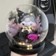 thumbnail image 3 of Nuevo producto, funda de cristal con forma de inmortalidad de Sanrio con diseño de perro Jade Gui Kuromi, adorno con melodía, regalo de San Valentín para novia, 3 of 5