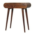 thumbnail image 4 of Lesuto Mini Round Chestnut Fold Vanity - Nordic Style, Wood, 1 Drawers, 4 of 11