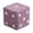 Purple, variant on Homenest Dice Pattern Stool - Yellow Cube Ottoman with Removable Washable Cover, Multi-Purpose Shoe Bench Footrest for Entryway Living Room, Teens Step Stool with Non-STeens Bottom