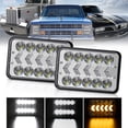 thumbnail image 4 of Paquete de 2 faros delanteros LED para automóvil de 5 pulgadas con haz alto / bajo blanco Carevas Faros de automóviles, 4 of 7