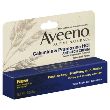 Johnson & Johnson Aveeno Active Naturals Anti-Itch Cream, 1 oz