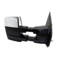 thumbnail image 2 of KarParts360 For Ford F-150 2008-2014 Door Mirrors Driver and Passenger Side | Pair | Chrome | Power Heated | Manual Folding | w/Memory, Signal Light, Puddle Light | FO1320388, FO1321388 | 9L3Z17682EC, 2 of 6