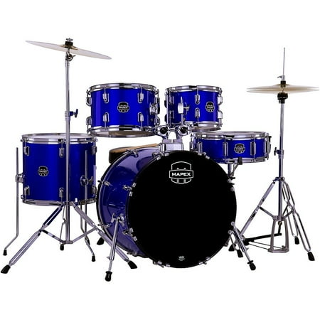 Mapex Comet 5-Piece Drum Set 20" Bass Drum, Indigo Blue