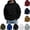 Black, variant on Zpzdpjkx Hoodies for Men Funnel Neck Raglan Sleeve Hoodie Zipper Pocket Soft Comfy Daily Hooded Sweatshirt for Mens