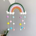 thumbnail image 3 of Rainbow Macrame Wall Hanging Home Decor Boho Room Decor Hand Woven Tapestry Kids Wall Decor (Ch5a-21) BANYUO Electrónica, 3 of 5