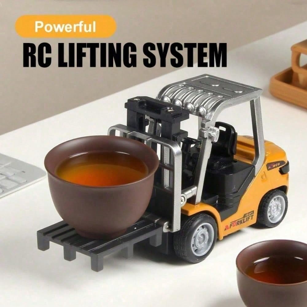 1:22 RC Construction Vehicle Toy –  Excavator/Bulldozer/Crane with Realistic Lights & Sounds, DIY Combination, Sturdy ABS, Perfect for Imaginative Play, Indoor & Outdoor Sandpit