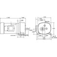thumbnail image 2 of DC Gearmotor, 822 in-lb Max. Torque, 34 RPM Nameplate RPM, 90V DC Voltage 6Z414, 2 of 2