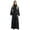 Black, variant on Women's Hooded Long Sleeve Vintage Pullover Robe Prayer Dress