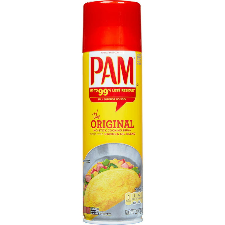 Pam Original Non-Stick Cooking Spray, 12 Ounce (Pack of 2
