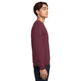 thumbnail image 3 of Gildan Men’s Heavy Blend Crewneck Sweatshirt, Long Sleeve Classic Fit Maroon Tee, 2 Pack, S, 3 of 5