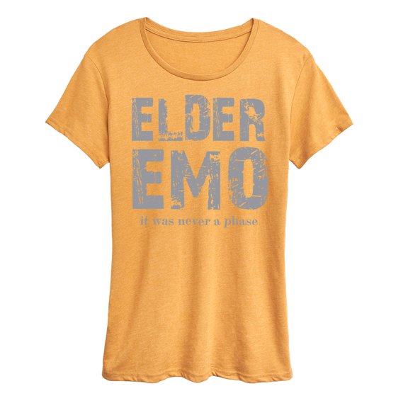 Instant Message - Elder Emo Never A Phase - Women's Short Sleeve Graphic T-Shirt