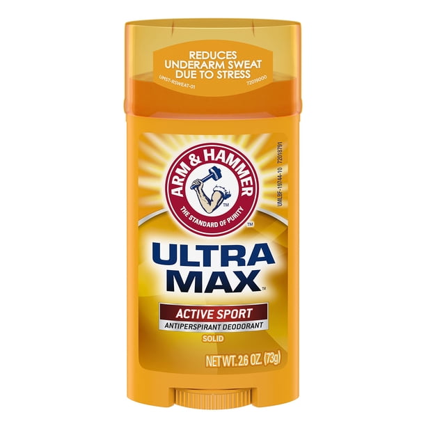 ARM & HAMMER ULTRAMAX Desodorante antitranspirante Active Sport 2.60 oz (paquete de 11)