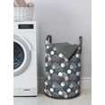 thumbnail image 3 of Forest Laundry Bag, Abstract Creative Woodland with Soft Colorful Bold Dots and Tress, Hamper Basket with Handles Drawstring Closure for Laundromats, 13" x 19", Purpleblue Multicolor, by Ambesonne, 3 of 4