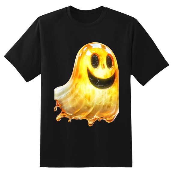 Men's Graphic TeeGhost (3) Letter Print T-Shirts Round Neck Short Sleeves Sizes XS-5XL Summer Daily Casual Tops