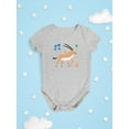thumbnail image 3 of Funny Kiddie Antelope Drawing Bodysuit Infant -Image by Shutterstock,  18 Months, 3 of 4