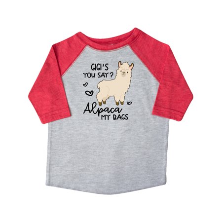 

Inktastic Gigi s You Say Alpaca My Bags Gift Toddler Boy or Toddler Girl T-Shirt