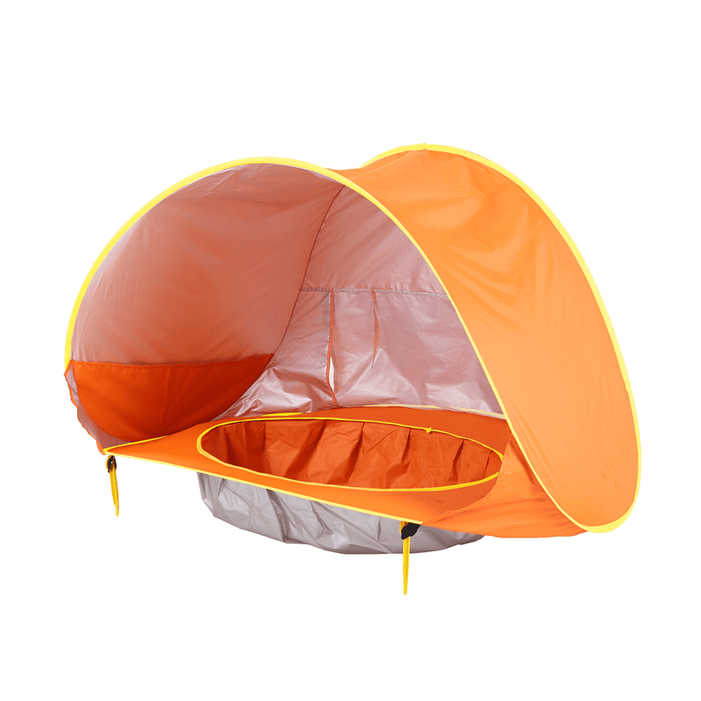 Kids Tent Portable Infant UV Protection Baby Beach Tent Waterproof Shade Pool Sun Shelter Sun Shade for Baby Pop Up Baby Beach Tent with Pool Baby