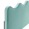 thumbnail image 3 of Modway Athena Performance Velvet Full/Queen Headboard in Mint, 3 of 10