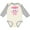 Natural and Heather, variant on Inktastic Cute Pink Spring Owl Girls Long Sleeve Baby Bodysuit