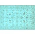 thumbnail image 1 of Ahgly Company Indoor Rectangle Persian Light Blue Traditional Area Rugs, 2' x 3', 1 of 4