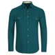 thumbnail image 1 of Sobrecamisa informal para hombre, manga larga, bolsillos con botones, azul sólido, camisa de franela cepillada, talla XX-Large Unique Bargains Camisa, 1 of 6