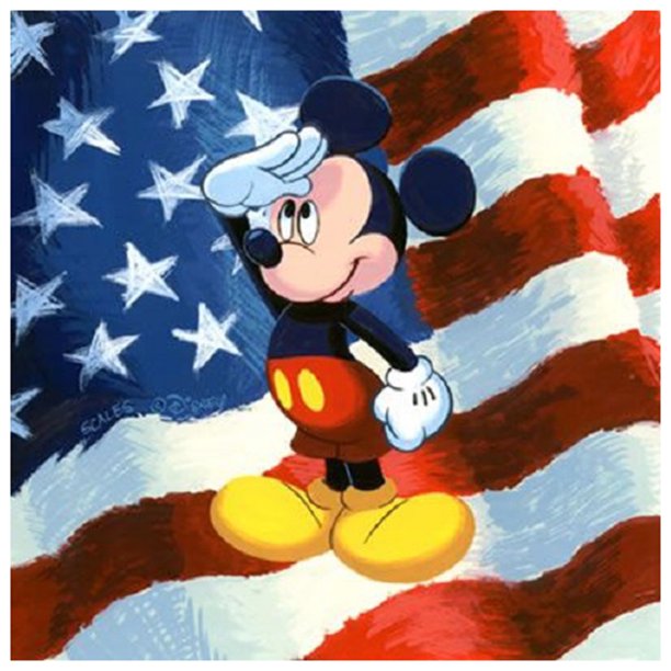 5D DIY diamante pintado redondo diamante Mickey Mouse dibujos animados LD158 Hugtrwg Para estrenar