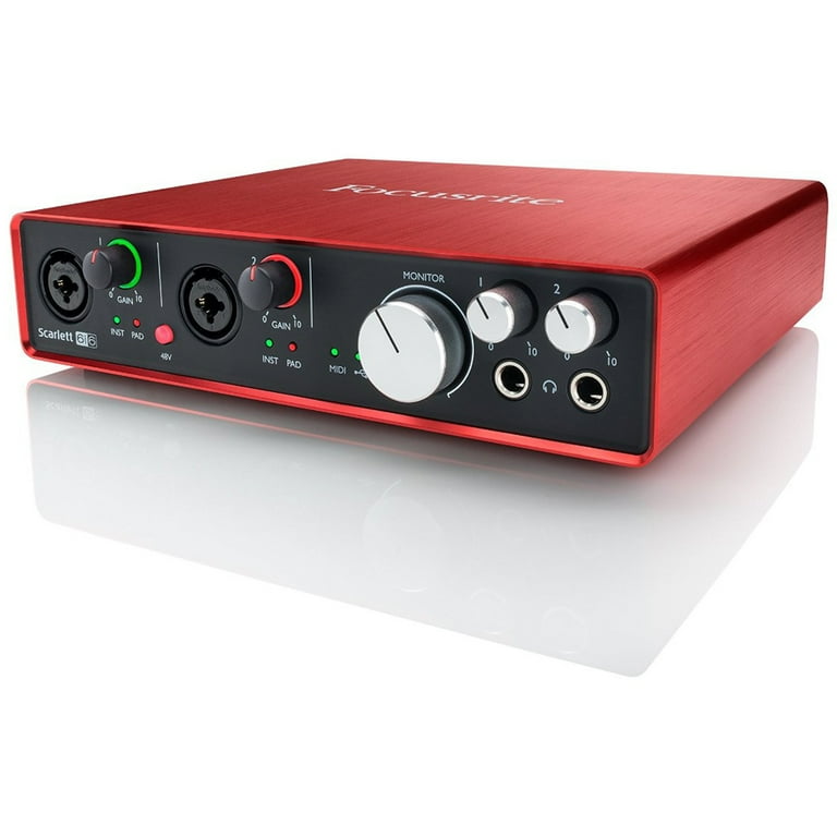 Focusrite Scarlett 6i6 USB Audio Interface (2nd Gen) + Focusrite Scarlett 6i6 USB Audio Interface (2nd Gen) +