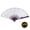 Yellow, variant on Luminous Fan LED Ambiance Light Foldable 12V 8 Inch Glowing Strong Hinge KTV Bar Club Decoration Night Performance Prop Hand Fan