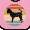 thumbnail image 4 of Inktastic Chihuahua Dog Retro Sunset Boys or Girls Baby Bib, 4 of 4