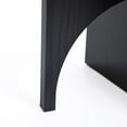 thumbnail image 6 of LuxenHome 19.3" Modern Square Side Table, Black End Table with Natural Wood Top,  Side Table for Living Room, 6 of 8