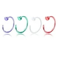 thumbnail image 1 of 4pcs Simple False Nose Ring Electroplated Jewelry Stainless Steel Nose Pin, 1 of 5