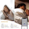 thumbnail image 4 of Reloj despertador para niños con control de aplicación de teléfono inteligente, reloj despertador digital para dormitorio de niños, lindo reloj WiFi junto a la cama con tigre 3D, reloj despe, 4 of 5