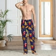 thumbnail image 5 of Mens Pajama Pants - Soft Sleep & Lounge Pants for Men, Cute Food Green Ice Cream Cuteness Casual PJ Bottoms Pants with Pockets, 5 of 5
