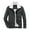 Gray, variant on Men's Long Sleeve Corduroy Turndown Lapel Mid-Length Jacket Solid Color Comfy Thickened Lamb Coat Corduroy Coat Stand Collar Pocket Leather Coat Windproof Warm Coat