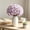 Purple, variant on QuanTara 27-Head Faux Silk Peony Bouquet - White Artificial Floral Arrangement in Raffia Wrap, Lifelike Botanical Accent for Lounges & Curated Social Gatherings