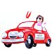 thumbnail image 2 of Rudolph and Me New Driver Girl Personalized Christmas Tree Ornament, 2 of 2