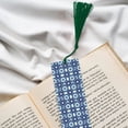 thumbnail image 6 of Kdxio Vintage Blue Print Metal Tassel Bookmarks,Perfect Gift for Art Lovers and Bookworms Metal Bookmarks for Women, 6 of 8